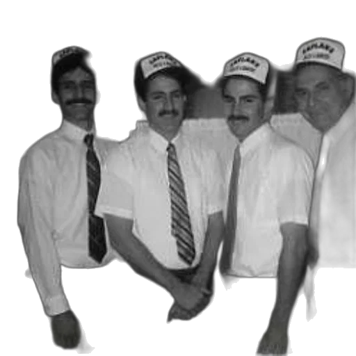 staff, hat, four, men, matching, outfits, kaplan, university transparent PNG cut-out