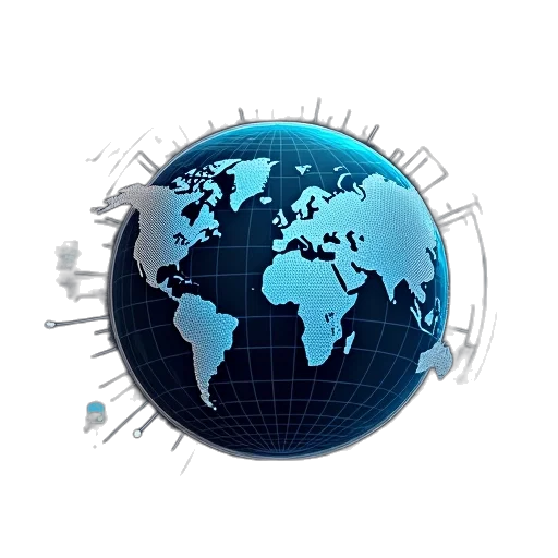staff, 3d render, world, data, system, logo transparent PNG cut-out