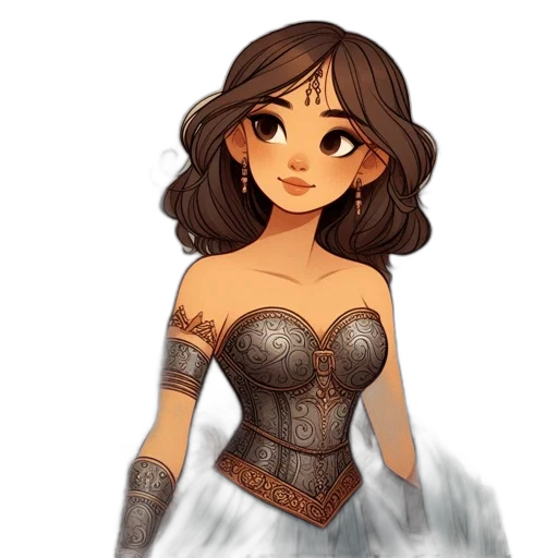 dress, fantasy art, concept art, pixel art, comic book art, earth tones, golden, elaborately transparent PNG cut-out