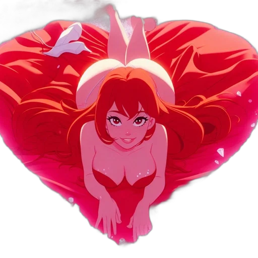 crown, flower, jewelry, concept art, cartoon, anime, 3d render, underwater transparent PNG cut-out