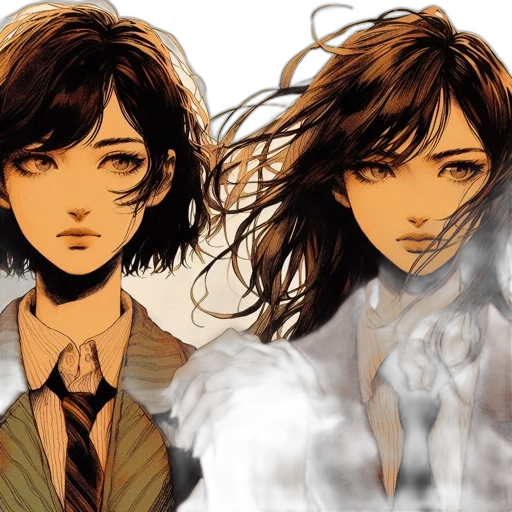 concept art, comic book art, anime, photorealistic, earth tones, golden, monochrome, dark transparent PNG cut-out