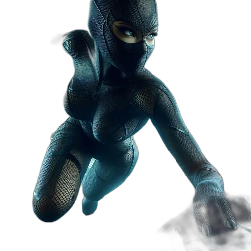 robot, mask, concept art, 3d render, comic book art, fantasy art, blue, dark transparent PNG cut-out