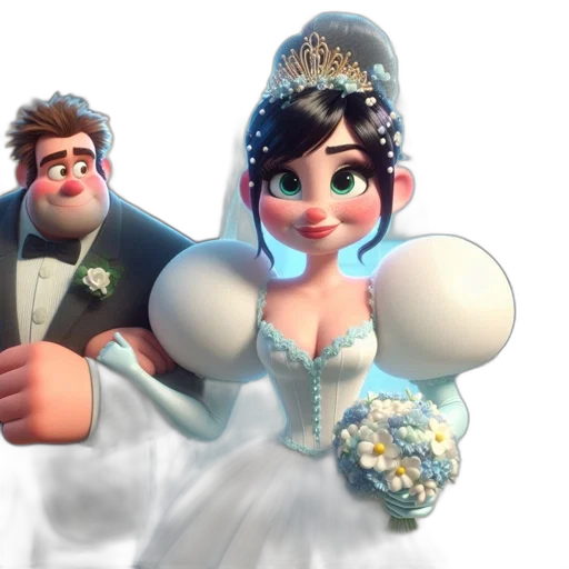 crown, 3d render, concept art, photorealistic, cartoon, snow, cheerful, man transparent PNG cut-out