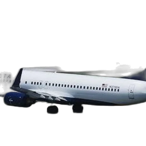 3d render, photorealistic, concept art, delta, airplane, runway, military, plane transparent PNG cut-out