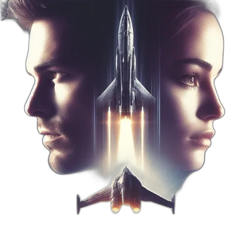 concept art, fantasy art, 3d render, pixel art, outer space, intense, futuristic, scene transparent PNG cut-out