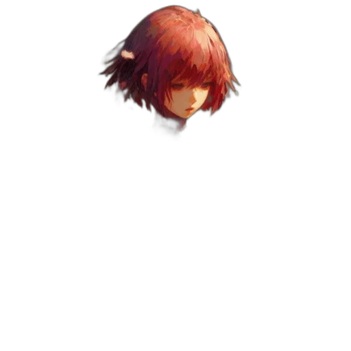 face, hair, weapon, mask, pixel art, concept art, watercolor, anime transparent PNG cut-out