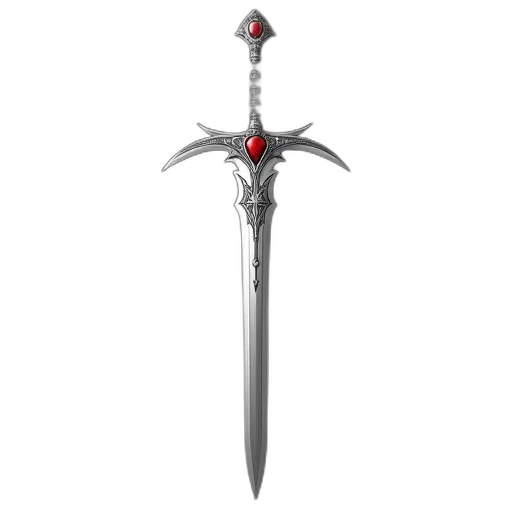 sword, weapon, staff, jewelry, fantasy art, concept art, 3d render, pixel art transparent PNG cut-out