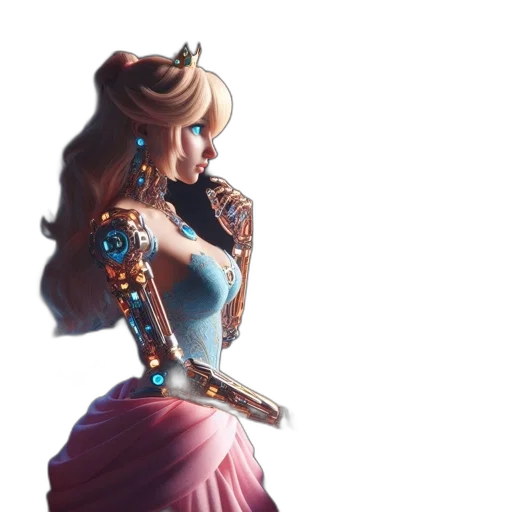 dress, staff, sword, weapon, concept art, fantasy art, 3d render, pixel art transparent PNG cut-out