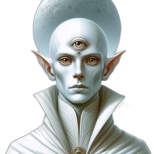 face, staff, mask, robot, concept art, fantasy art, photorealistic, comic book art transparent PNG cut-out