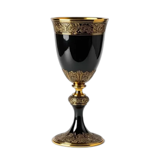 crown, jewelry, black, gold, ornate, goblet, intricate, designs transparent PNG cut-out