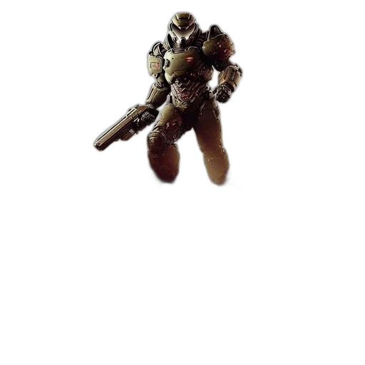 creature, robot, weapon, staff, concept art, 3d render, fantasy art, pixel art transparent PNG cut-out