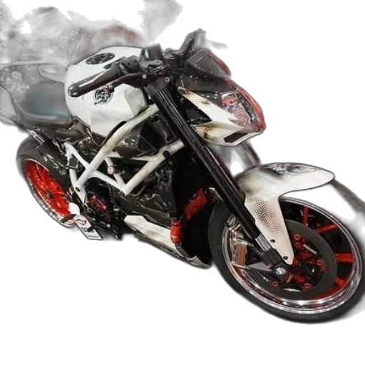dragon, 3d render, photorealistic, concept art, fantasy art, custom, motorcycle, white transparent PNG cut-out