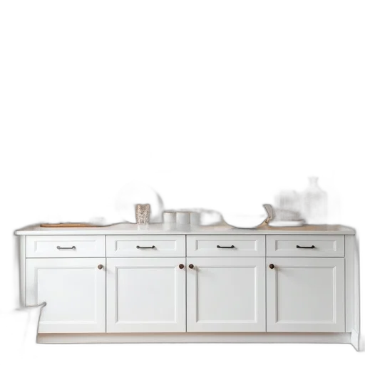 furniture, 3d render, pantry, made, cabinetry, white, cupboard, doors transparent PNG cut-out