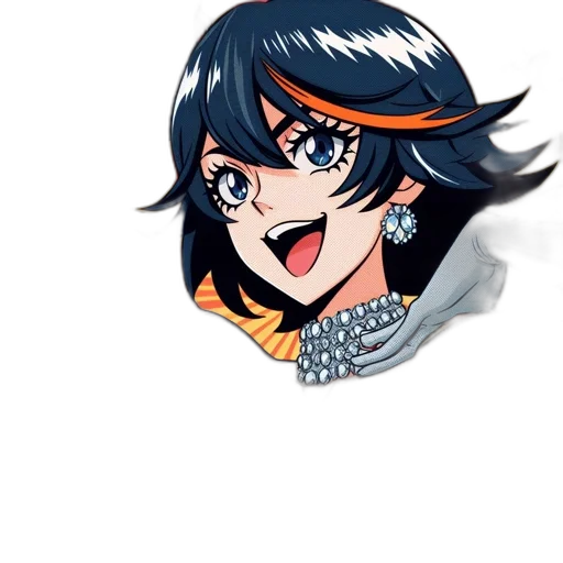 face, crown, mask, weapon, anime, cartoon, pixel art, concept art transparent PNG cut-out