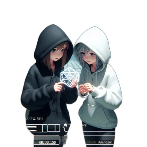 jacket, robot, weapon, concept art, 3d render, pixel art, cyberpunk, snow transparent PNG cut-out