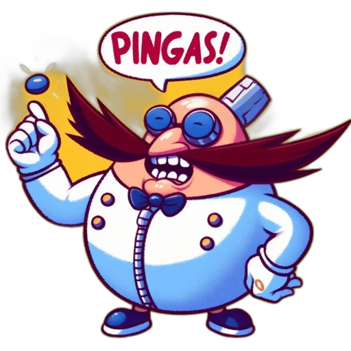 staff, concept art, pixel art, eggman, sonic, universe, donning, chef transparent PNG cut-out