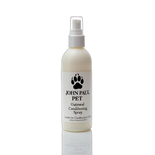 bottle, john, paul, pet, oatmeal, conditioning, spray, displayed transparent PNG cut-out