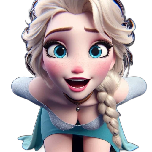 dress, face, staff, 3d render, cartoon, photorealistic, concept art, animated transparent PNG cut-out