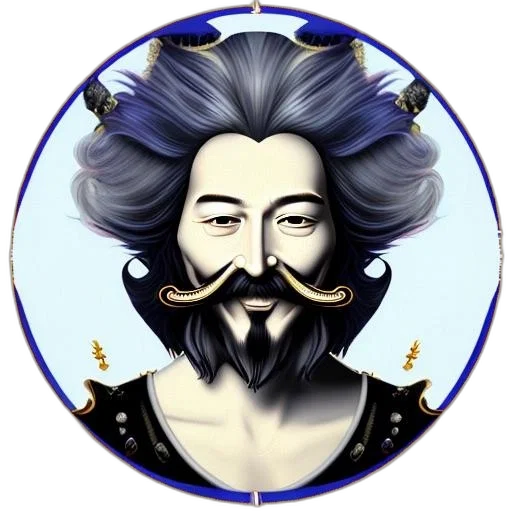 mask, crown, face, staff, cartoon, fantasy art, pixel art, concept art transparent PNG cut-out