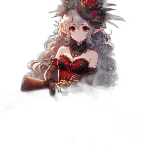 crown, staff, dress, dragon, fantasy art, watercolor, pixel art, concept art transparent PNG cut-out