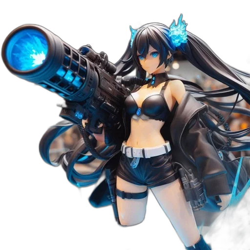 weapon, concept art, 3d render, fantasy art, anime, animated, figure, woman transparent PNG cut-out