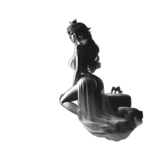 crown, dress, creature, dragon, concept art, fantasy art, photorealistic, 3d render transparent PNG cut-out