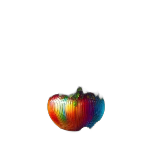 food, crown, tree, weapon, 3d render, vaporwave, photorealistic, pixel art transparent PNG cut-out