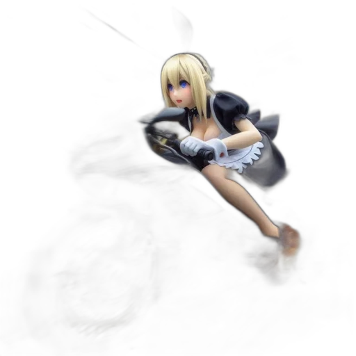 weapon, sword, dress, staff, concept art, fantasy art, 3d render, anime transparent PNG cut-out