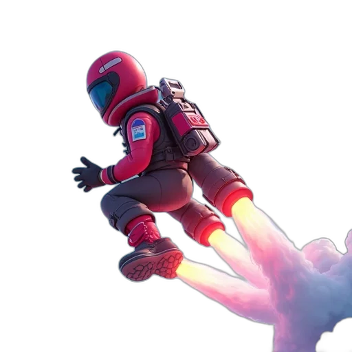 robot, concept art, 3d render, comic book art transparent PNG cut-out