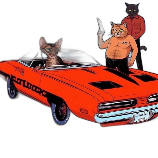 car, concept art, comic book art, cartoon, photorealistic, indoor, setting, anthropomorphic transparent PNG cut-out