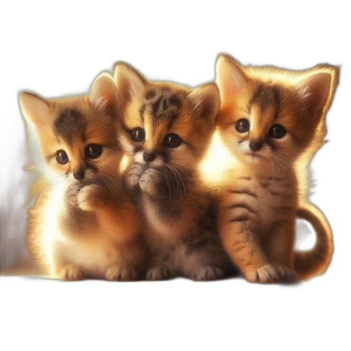 animal, furniture, photorealistic, oil painting, 3d render, watercolor, golden, three transparent PNG cut-out