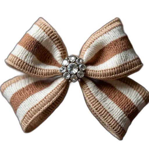 jewelry, crown, hat, flower, earth tones, brown, white, striped transparent PNG cut-out