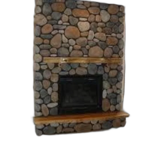 furniture, staff, 3d render, fire, cozy, fireplace, stone, surround transparent PNG cut-out