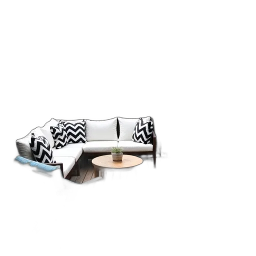 furniture, 3d render, concept art, photorealistic, monochrome, earth tones, rooftop, patio transparent PNG cut-out