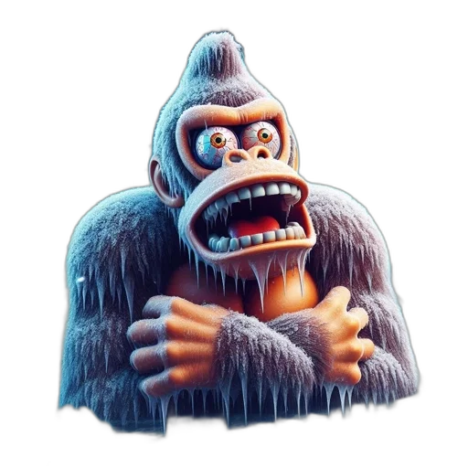 creature, animal, face, staff, concept art, 3d render, photorealistic, pixel art transparent PNG cut-out