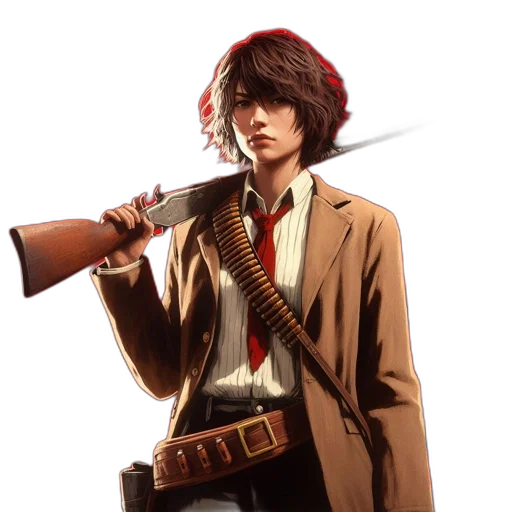 staff, weapon, jacket, sword, concept art, fantasy art, photorealistic, comic book art transparent PNG cut-out