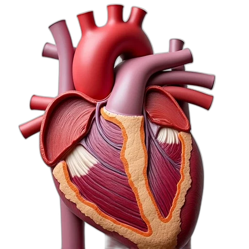 3d render, pathology, piece, shows, cross, section, between, lip transparent PNG cut-out