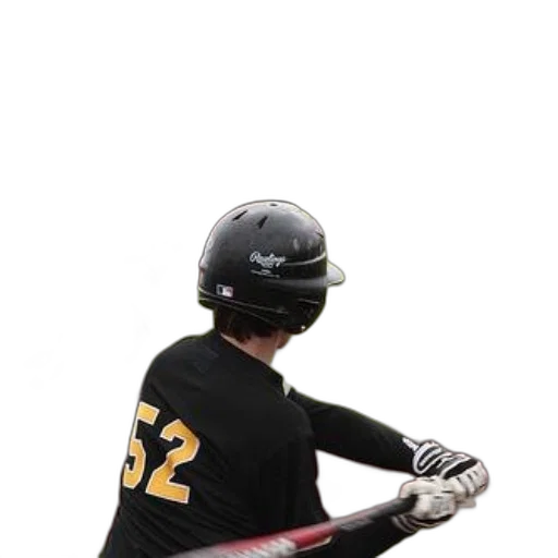 staff, weapon, sword, baseball, player, black, jersey, number transparent PNG cut-out