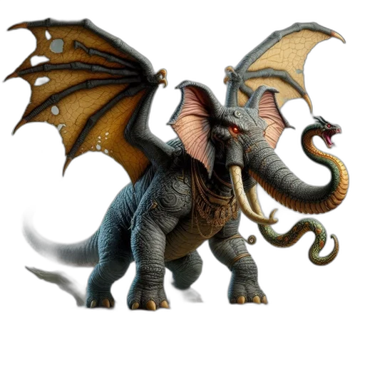 dragon, creature, animal, staff, concept art, fantasy art, 3d render, pixel art transparent PNG cut-out
