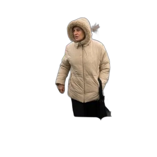 jacket, hat, creature, umbrella, 3d render, concept art, snow, woman transparent PNG cut-out