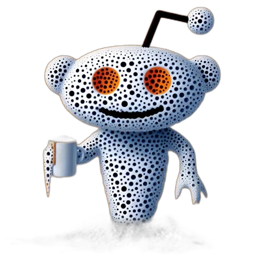 robot, staff, creature, face, 3d render, concept art, pixel art, cartoon transparent PNG cut-out