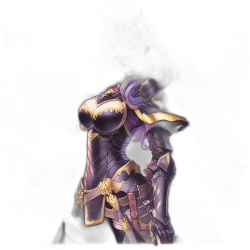 robot, weapon, mask, sword, concept art, fantasy art, 3d render, watercolor transparent PNG cut-out