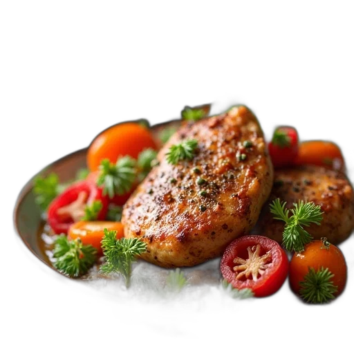 food, photorealistic, 3d render, type transparent PNG cut-out