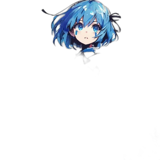 face, staff, hair, robot, anime, watercolor, pixel art, concept art transparent PNG cut-out