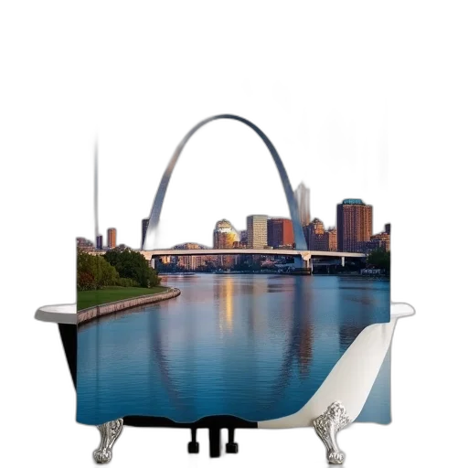 furniture, robot, umbrella, 3d render transparent PNG cut-out