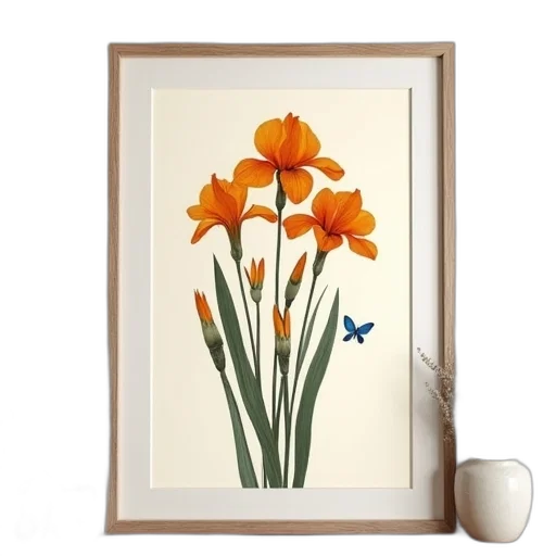 flower, furniture, photorealistic, watercolor transparent PNG cut-out