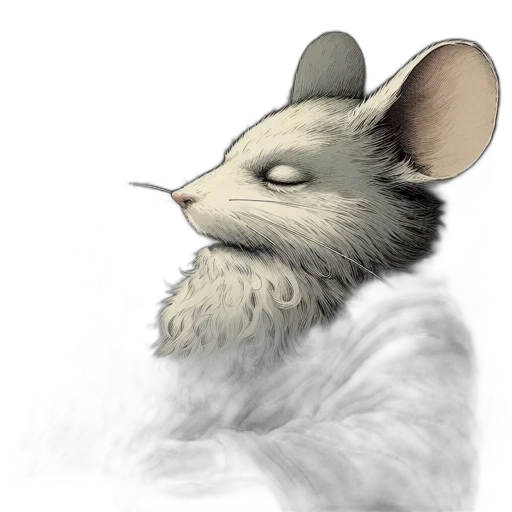 animal, creature, staff, face, concept art, photorealistic, watercolor, fantasy art transparent PNG cut-out