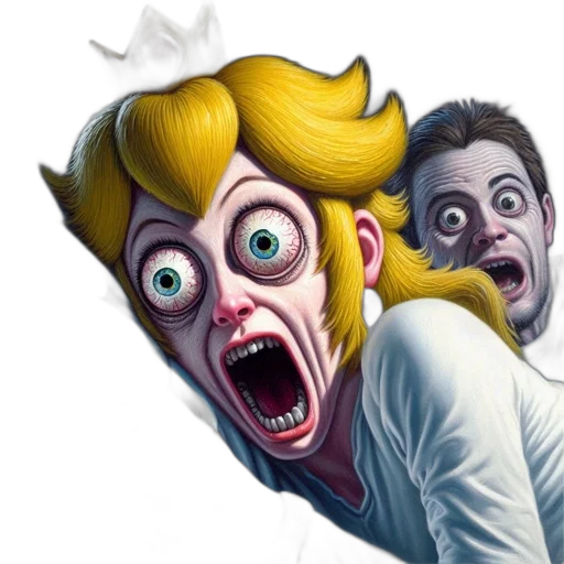 creature, mask, face, crown, concept art, comic book art, 3d render, cartoon transparent PNG cut-out