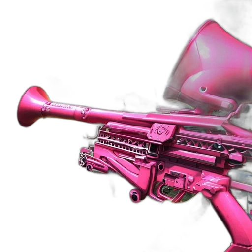 weapon, staff, robot, vaporwave, 3d render, concept art, photorealistic, pastel transparent PNG cut-out
