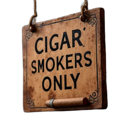 jacket, cigar, smokers, only, sign, tobacco, packet, right transparent PNG cut-out